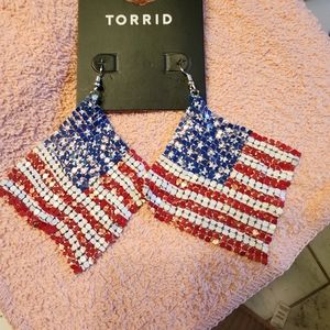 Flag earrings
